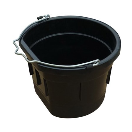 Qingdao Huatian Hand Truck MR 8QT BLK FLT Bucket MR8QP/FSB-BLK